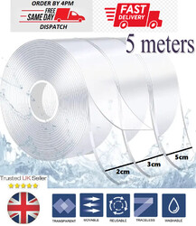 Nano starker klarer doppelseitiger Griffband spurlos abnehmbarer waschbarer Klebstoff