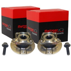 2X METZGER RADLAGER-SATZ HINTEN PASSEND FÜR SMART CABRIO CITY-COUPE CROSSBLADE