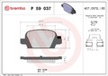 BREMBO Bremsbelagsatz, Scheibenbremse P 59 037 für OPEL