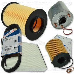 Inspektionskit Filter Satz Paket XXL (P) Ford Focus III C-Max Kuga II 1,6TDCi