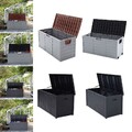 Polyrattan Auflagenbox Kissenbox Gartenbox Gartentruhe Aufbewahrungsbox