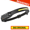 ADVENTURE Stirnlampe LED Kopflampe Wiederaufladbar Bewegungssensor Akku Light
