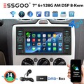 DAB+ Android 14 Autoradio 6+128G Für Ford Focus Transit MK7 S-Max Carplay GPS AM