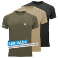 T-shirts für Herren 3er Pack Sport Tshirts Training Sportshirt Sportbekleidung