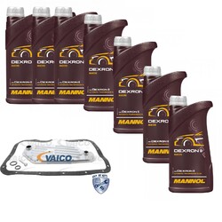 7 L MANNOL Dexron II Getriebeöl VAICO Getriebeölfilter für Ford Ranger 2.5 TD