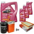 MAHLE Inspektionspaket 7 L MANNOL Legend+Ester 0W-40 für Audi A6 2.6 2.0 VW