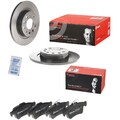 2x Brembo Bremsscheiben Ø278mm + Beläge Hinten passend für Opel Vectra C (Z02)