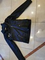 Lederjacke, mango, schwarz, Gr.152