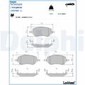 DELPHI LP3709 Bremsbelagsatz, Scheibenbremse passend für FIAT