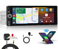 6,9" 1DIN Android 13.0 Autoradio Wireless CarPlay BT 5.0 USB FM RDS DSP+Mikrofon