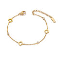 Armband Damenarmband Frauenarmband Edelstahl Zirkonia Modeschmuck Geschenk
