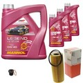 MAHLE Ölfilter 7 L MANNOL Legend+Ester 0W-40 für Audi A6 2.4 3.2 FSI quattro