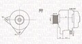 Magneti Marelli Lichtmaschine Generator für Mazda 3 Limo 6 05-09 063731972010
