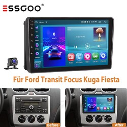 Android 15 Autoradio Für Ford Transit MK7 C-Max S-Max Focus II Kuga GPS Nav +KAM