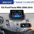 Android 14 Carplay Autoradio Für Ford Fiesta MK6 2008-2016 GPS RDS Navi WIFI FM