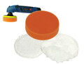 3er Set Ersatz-Polierpads 100 mm für mini Akku-Poliermaschine  Dino 640201