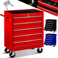 Masko® Werkstattwagen Rollwagen Werkzeugwagen Werkzeugkiste 5 & 7 Fächer Toolbox