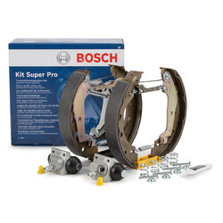 BOSCH KIT SUPER PRO Bremsbacken + Zylinder Satz für SMART FORTWO (451)INKL. ZUBEHÖR | AUTOM. NACHSTELLUNG | TROMMEL-Ø: 203 MM