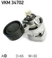 SKF VKM 34702 Spannrolle, Keilrippenriemen für FORD