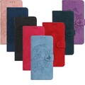 Handyhülle für Xiaomi 15 14T 13 Redmi A5 14C 13C 12C Moon Embossed Wallet Case