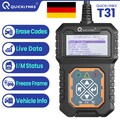 2025 QUICKLYNKS T31 Profi Auto Diagnosegerät OBD2 Scanner Prüfen Motor Codeleser