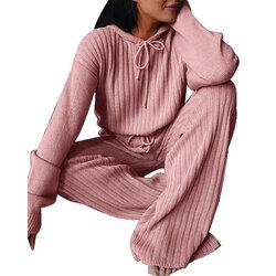 ❀ 2-Teiliges Damen-Trainingsanzug-Set Mit Kapuzenpullover Loungewear Mit  >