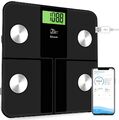 Personenwaage Digitale Waage Körperfettwaage Bluetooth BIM Analysewaage 180KG