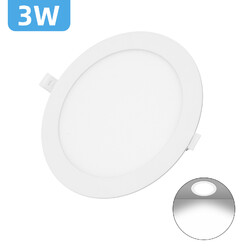 LED Panel Einbaustrahler Deckenleuchte flach rund Einbauleuchte  ultraslim Lamp