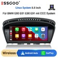 Linux Carplay Autoradio Android Auto Bluetooth +KAM für BMW E60 E61 E90 E91 CCC