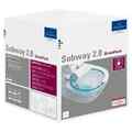 Kombipack Villeroy & Boch Wand-WC spülrandlos mit WC-Sitz mit Softclose in weiß