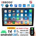 9" 6+128G Doppel 2DIN Autoradio Apple CarPlay Android 14 Auto Bluetooth GPS NAVI