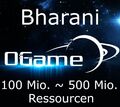 Ogame Bharani - Ressourcen Pakete 100~500 Mio.