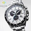 CITIZEN COLLECTION CB5874-90A Chronograph Eco-Drive Funk Solar Uhr 43mm PANDA