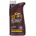 MANNOL Motorenöl 2-Takt Universal Motoröl API TC 1 Liter Motorrad Roller Oel Öl