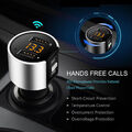 KFZ Auto Bluetooth FM Transmitter MP3 Player 2USB Stick SD AUX Freisprechanlage