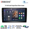 9" 4+64G CarPlay Android15 Autoradio ChatGPT-AI GPS BT Für Fiat Ducato 2007-2015