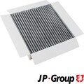 JP GROUP Innenraumfilter JP 6128100300 Aktivkohlefilter für 450 FORTWO CITY 330