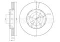 CIFAM 2x Bremsscheibe Ø256mm vorne belüftet für VW Golf IV 1.4 16V 1.6 Polo