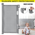 Treppenschutzrollo Absperrgitter Ausziehbar Treppe 0-140cm Türschutzgitter Baby
