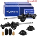 SACHS 2x Stoßdämpfer +Domlager +Staubschutzsatz vorne für Opel Astra F CC T92