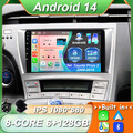 9'' Für Toyota Prius 3 2009-15 Android 14 Autoradio DAB+ Car Play GPS Navi 128GB