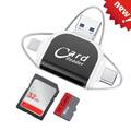 2024 NEW Multi Port 4 in 1 Universal Card Reader, Portable Memory Card Reader!A