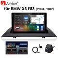 8+256GB 2K Android13 Autoradio 4G Carplay DSP Für BMW X3 E83 2004-2012 Navi GPS 