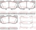 REMSA Bremsbeläge Bremsbelagsatz Vorderachse für FORD USA Mustang Coupe