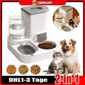 2-in-1 Futterautomat Katze Automatischer Futterspender für Katze und Hund Katzen