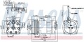 NISSENS 89611 Kompressor, Klimaanlage