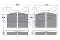 TOMEX Brakes Bremsbelagsatz, Scheibenbremse TX 10-16 für AUDI VW