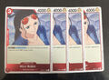 One Piece TCG Card Game Romance Dawn OP01-017 4x Nico Robin eng. NM