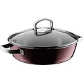 WMF Schmorpfanne 28cm Induktion, mit Glasdeckel, Schmortopf 4,1l, kratzfest