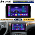 2+64GB Android 14 Autoradio Apple Carplay DSP GPS Navi Für BMW 3er E46 1998-2006